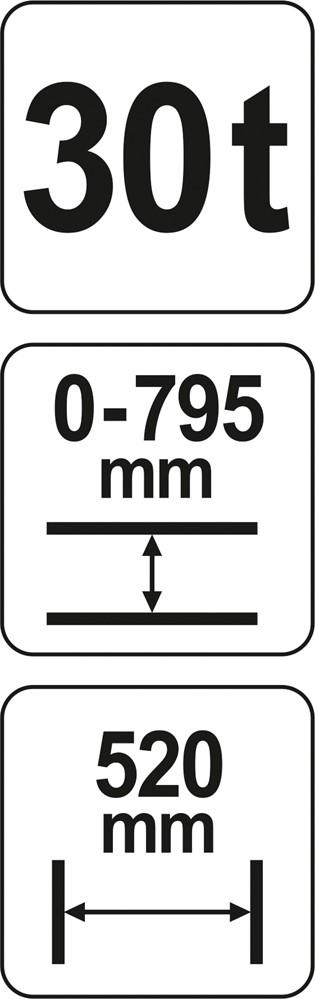Hydraulický dielenský lis YATO YT-55582, 30 t