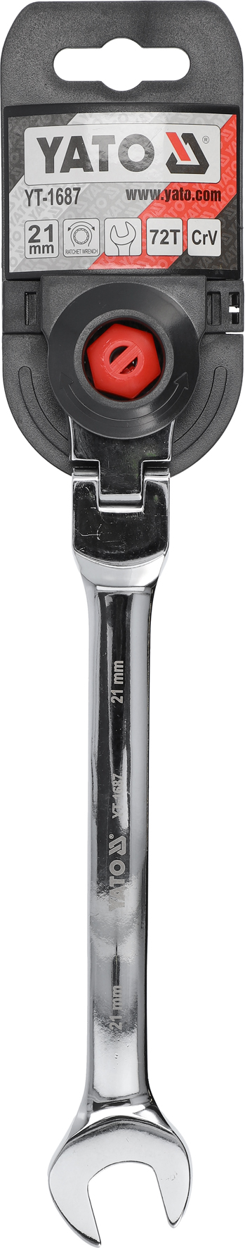 21 MM kombinovaný klíč S RATCHETEM A KLOUBEM