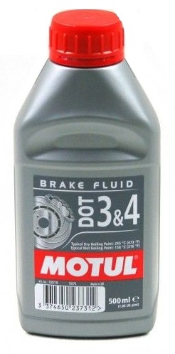 Brzdová kvapalina MOTUL DOT 3 & 4 0.5L