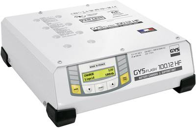GYSFLASH 100.12 HF AUTOMATICKÁ NABÍJEČKA – 12 V 100 A, 2,5 M KABELY