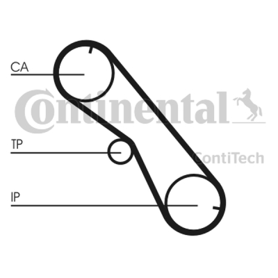 Zupčasti remen CONTINENTAL CTAM CT1089