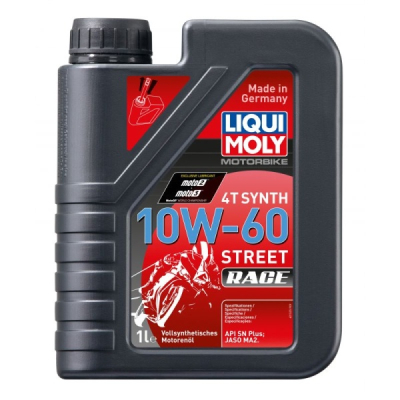 Motorolja Liqui Moly 10W60 4L 4T MOTORBIKE RACE SYNTH. MOTOCYKLE 1687