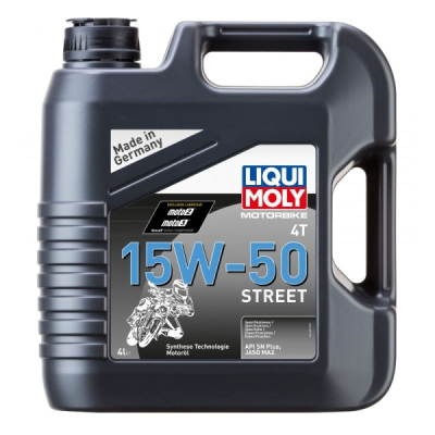 Motorolja Liqui Moly 15W50 4L 4T MOTORBIKE STREET MOTOCYKLE 1689