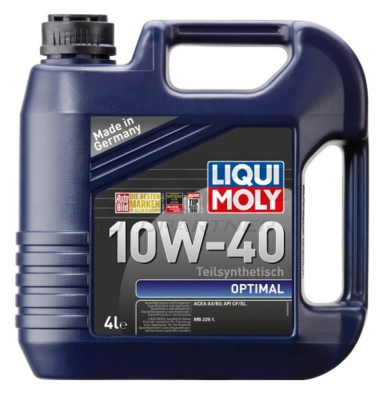 Motorolja Liqui Moly 10W40 4L OPTIMAL 3930
