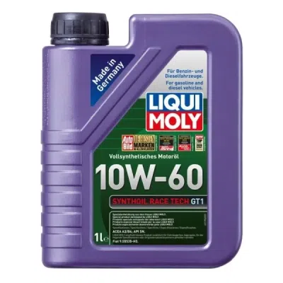Motorolja Liqui Moly 10W60 1L SYNTHOIL RACE TECH GT1 8908