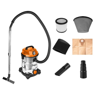 PRŮMYSLOVÝ VYSAVAČ 1400 W, NÁDRŽ 30 L