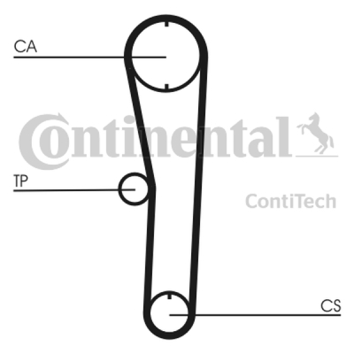 Zupčasti remen CONTINENTAL CTAM CT680
