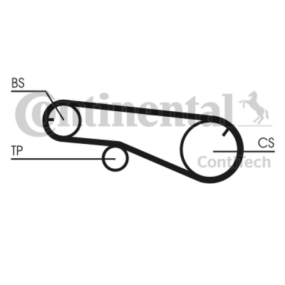 Zupčasti remen CONTINENTAL CTAM CT991