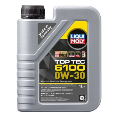 Motorolja Liqui Moly 0W30 1L TOP TEC 6100 20777