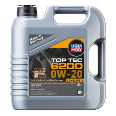 Motorolja Liqui Moly 0W20 4L TOP TEC 6200 20788