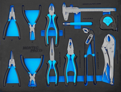 Verktygsvagn NORTEC PRO med 279 delar WN279