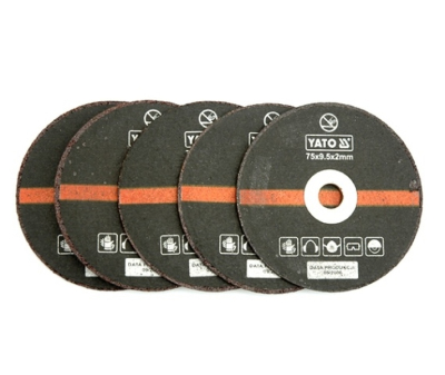 Metallkapskiva YATO 75X2X9,5MM 5 pack YT-0994