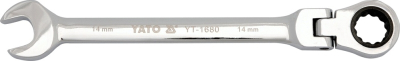 Blocknyckel YATO med spärr och led 9 mm 72 tänder YT-1675
