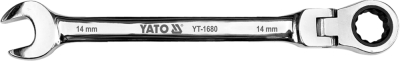 Blocknyckel YATO med spärr och led 14 mm 72 tänder YT-1680