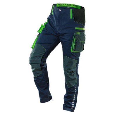 PRACOVNÍ KALHOTY PREMIUM, 62 % BAVLNA, 35 % POLYESTER, 3 % ELASTAN, VELIKOST L