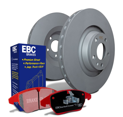 EBC sada brzd PD02KR | destičky Redstuff & kotouče Standard zadní PD02KR263