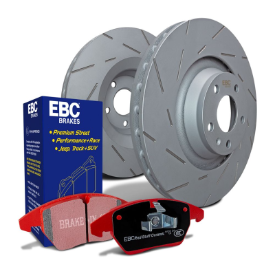EBC sada brzd PD07KF | destičky Redstuff & kotouče Ultimax přední PD07KF146