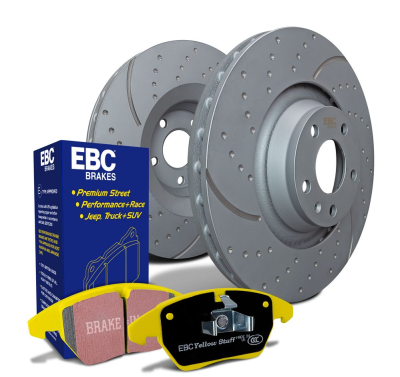 EBC sada brzd PD13KF | destičky Yellowstuff & kotouče TurboGroove přední PD13KF479