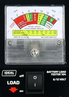 Záťažový tester batérií IDEAL LBT104 6V/12V 135A