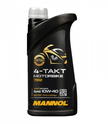 Motorolja MANNOL 7812 4-Takt Motorbike 10W40 1 liter MN7812-1