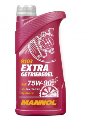Växellådsolja MANNOL Extra Gear Oil 75W-90 GL-4/GL-5 LS 1L MN8103-1