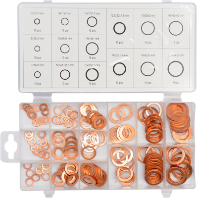Kopparbrickor med 150 st YATO YT-06871