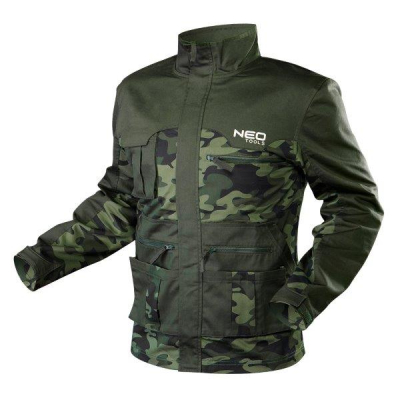 PRACOVNÍ BUNDA CAMOUFLAGE, VELIKOST XL