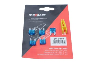 Säkring MAXGEAR 15 A förpackning om 5 ST blå 89-0006