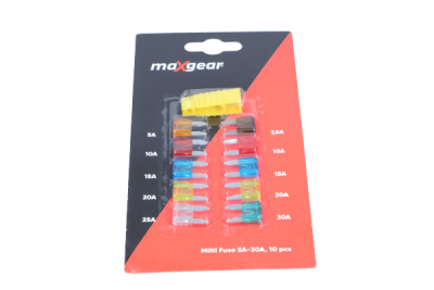 Säkringssats MAXGEAR innehåller 10 st säkringar 89-0016