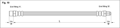Bromsslang STARLINE SLEH HA E.1202