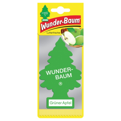 Osviežovač vzduchu Wunder-Baum Green Apple Zelené jablko 23-002