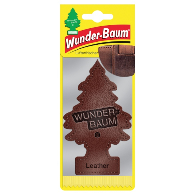 Wunder-Baum doftgran Leather – Lyxig läderdoft för bilen