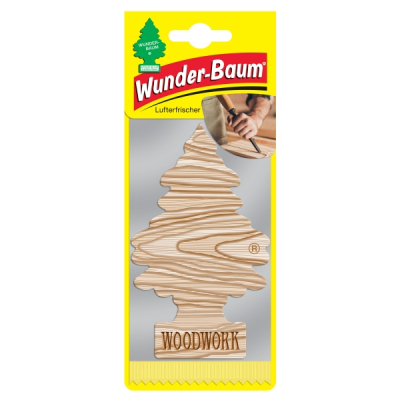 Wunder-Baum doftgran Woodwork – Naturlig och träig doft för bilen