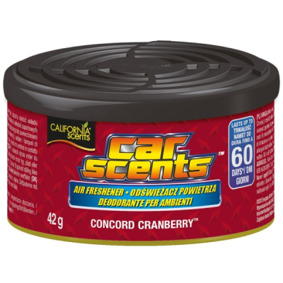 Vôňa / parfém do auta California Scents Concord Cranberry 42 g – plechovka 34-016