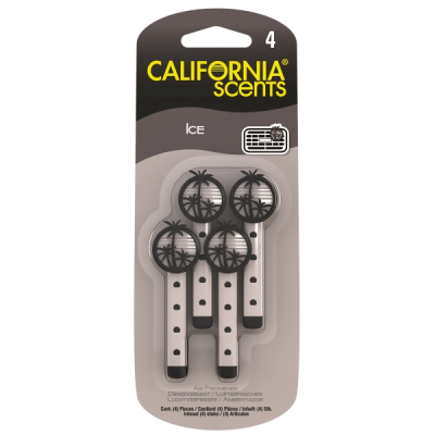 Vôňa do ventilácie California Scents Vent Sticks Ice 4 ks – 34-034