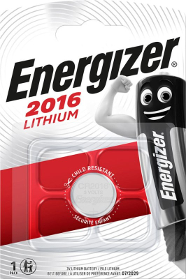 Knappcellsbatteri Energizer CR2016 Blisterpack 1ST Minsta beställning 10ST 39-022