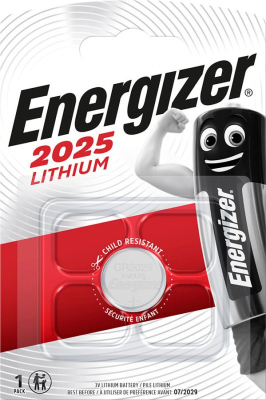 Knappcellsbatteri Energizer CR2025 Blisterpack 1ST minsta beställning 10ST 39-024