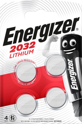 Knappcellsbatteri Energizer CR2032 Blisterpack 4st 39-028