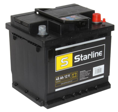 AKUMULATOR 45AH/400A   +P  12V    207X175X190 SZT STARLINE  SLEA