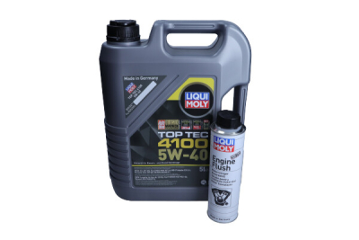 OLEJ LIQUI MOLY 5W40 5L TOP TEC 4100 + LM2640 / DPF/FAP / 502.00 505.00 505.01 / 229.31 / LL-04 / WSS-M2C 917-A