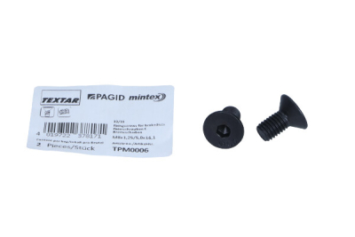 Skruv, bromslamell TEXTAR TPM0006