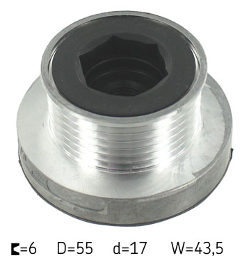 Jednosmjerna spojka alternatora SKF VKM 03612