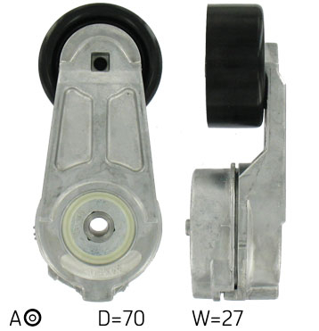 Remsträckare, flerspårsrem SKF VKM 31066