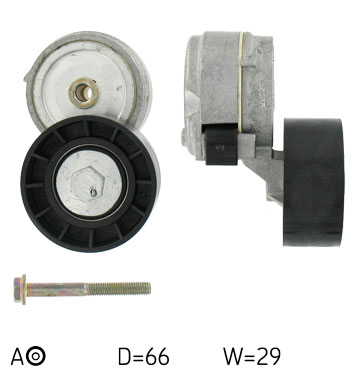 Remsträckare, flerspårsrem SKF VKM 32027