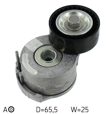 Zatezač remena, klinasti rebrasti remen SKF VKM 33205