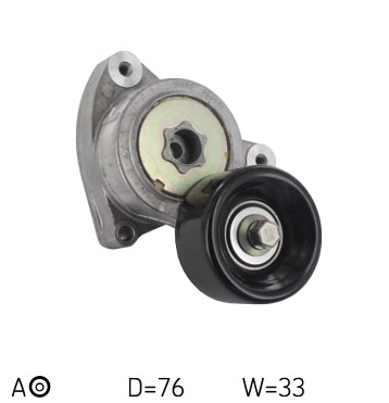 Zatezač remena, klinasti rebrasti remen SKF VKM 63004