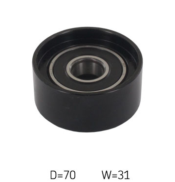 Styrrulle, flerspårsrem SKF VKM 63011