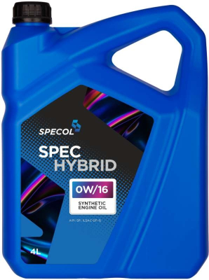 OLEJ SPECOL 0W16 4L SPEC HYBRID