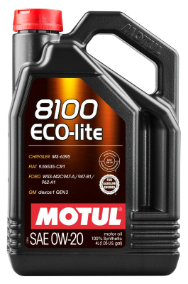 MOTOROLJA MOTUL 0W20 8100 ECO 4L 108535