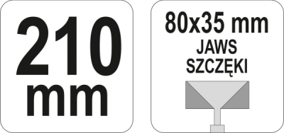 KLEŠTĚ NA TVAROVÁNÍ PROFILŮ 210 MM